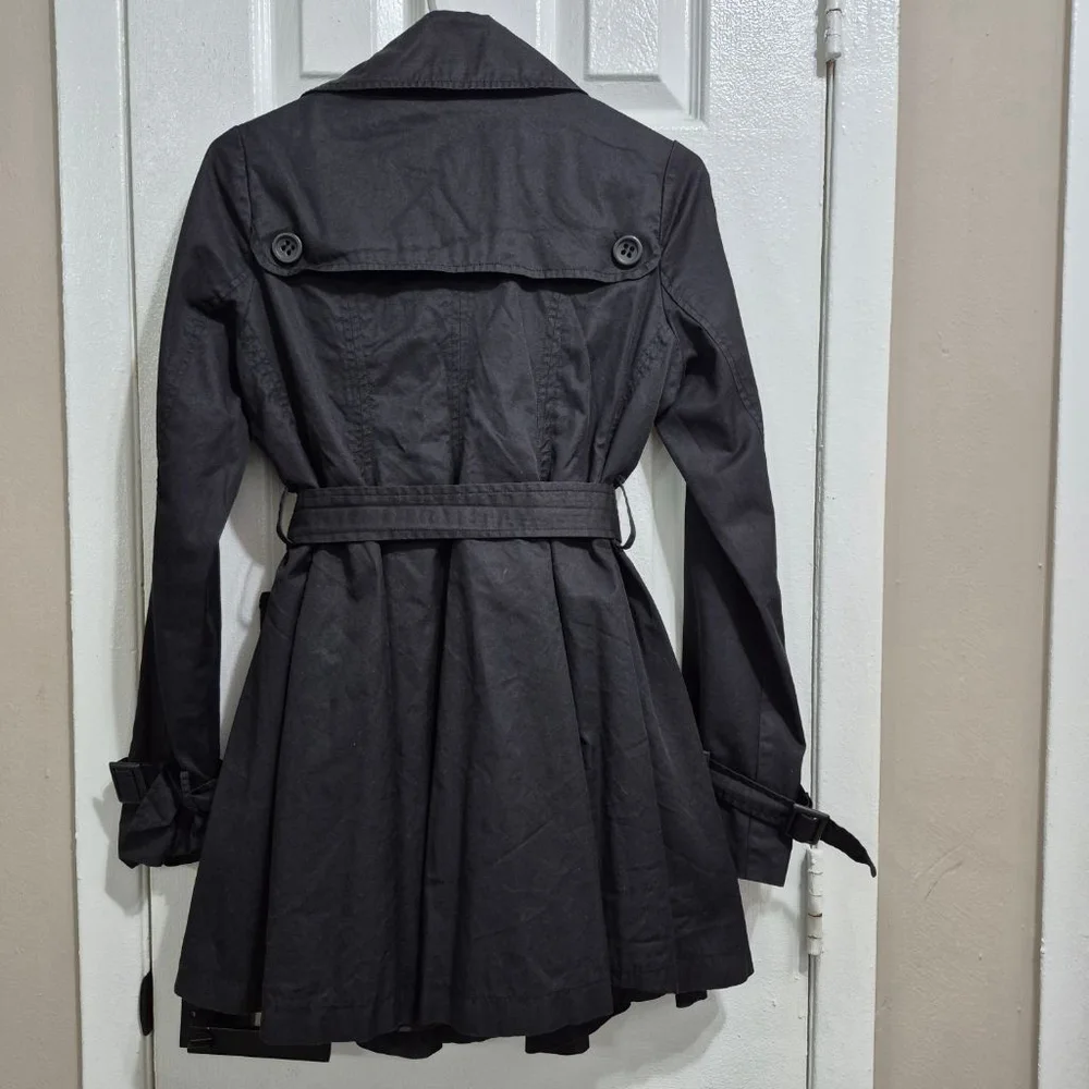 Women's bb dakota jacket Black Trench Coat Med